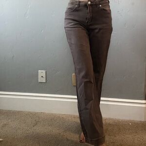 Brown jeans flare xs